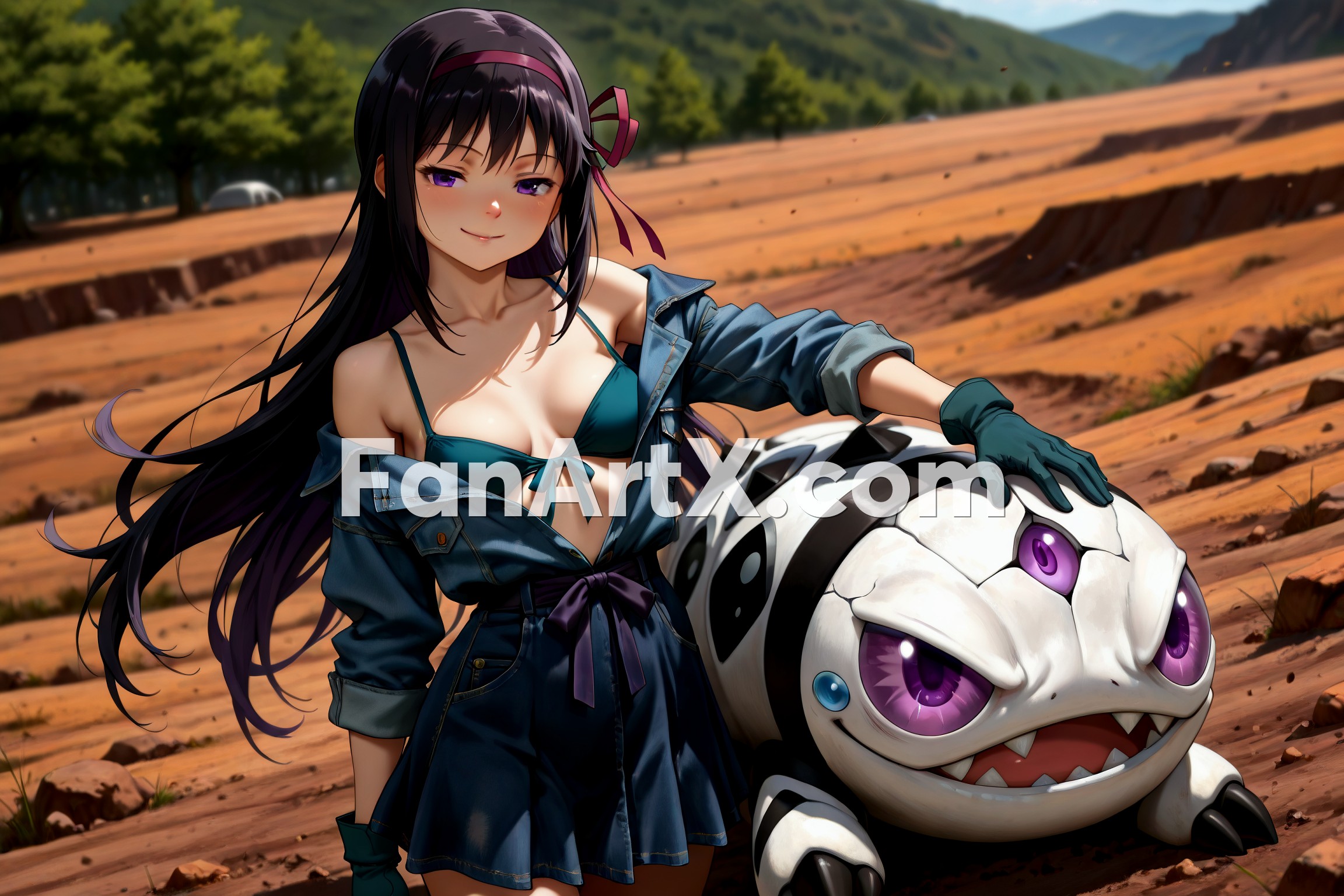 Akemi Homura Puella Magi Madoka Magica Fanart 4124079
